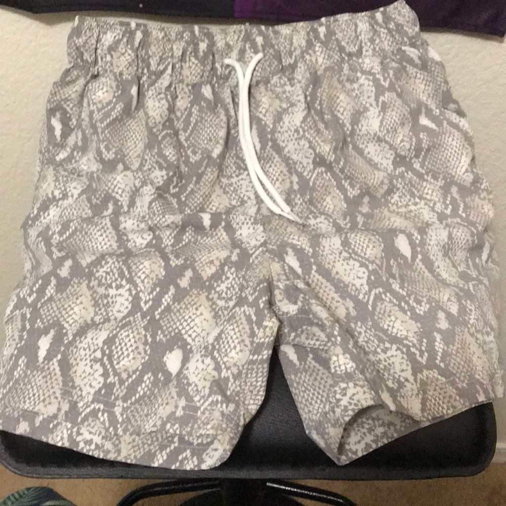 Urban Outfitters Snake Skin board shorts